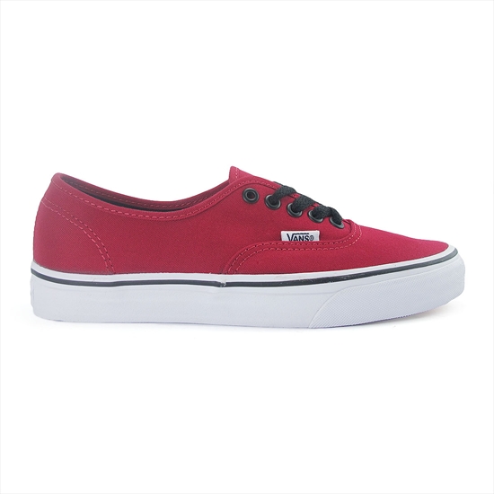 vans authentic vermelho e preto