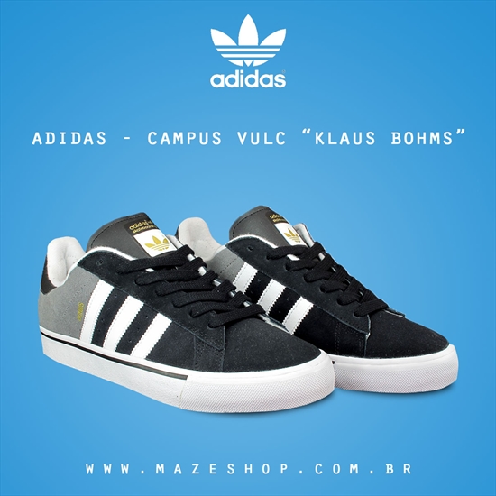 adidas campus vulc preto