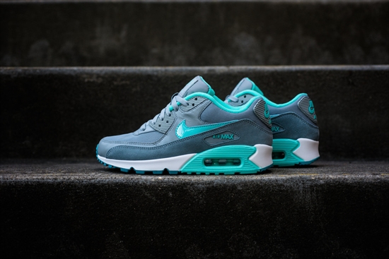 nike air max 90 azul e cinza