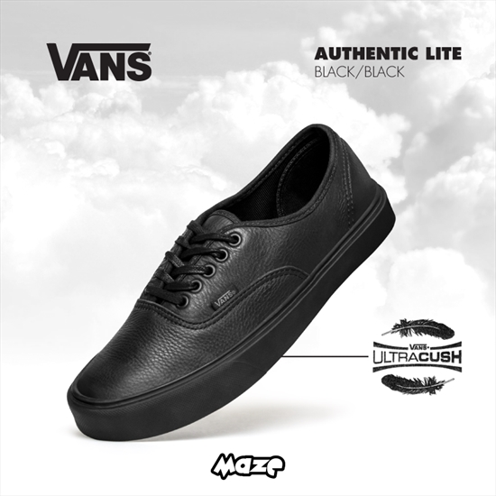 vans preto de couro